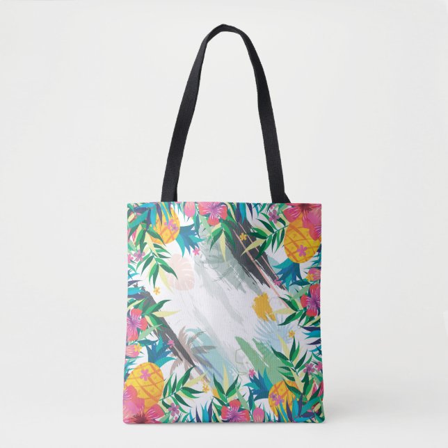 Abstract Pineapple Tote Bag (Front)