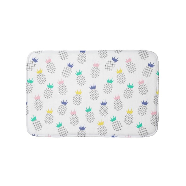 Abstract Pineapples Bath Mat (Front)