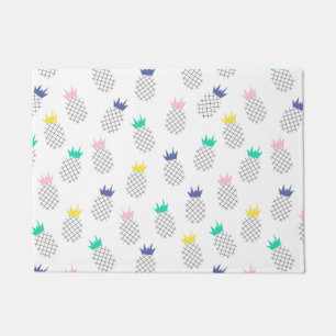 Abstract Pineapples Doormat