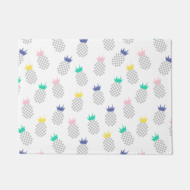 Abstract Pineapples Doormat (Front)