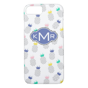 Abstract Pineapples Monogram iPhone 8/7 Case