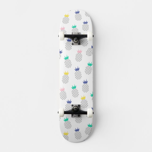 Abstract Pineapples Skateboard (Front)