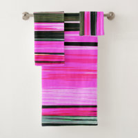 Abstract Pink And Green Vertical Stripes 704