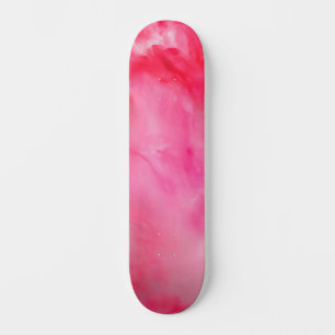 Abstract Pink and Red Skateboard
