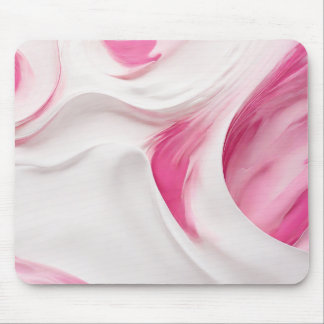 Abstract pink and white background mouse mat