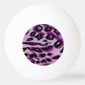 Abstract Pink Black Hipster Cheetah Animal Print Ping Pong Ball