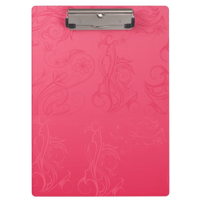 Abstract Pink Clipboard (Front)
