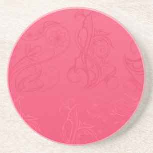 Abstract Pink Coaster