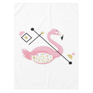 Abstract Pink Flamingo Funny Flamingo Lovers Tablecloth