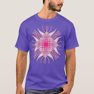 Abstract pink flower T-Shirt