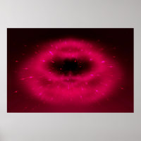 Abstract pink fractal composition. Magic explosion