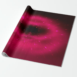 Abstract pink fractal composition. Magic explosion Wrapping Paper