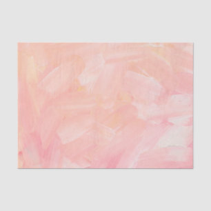 Abstract pink hand painted. Elegant blush brush  Tissue Paper