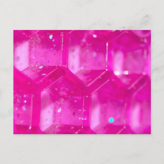 Abstract Pink Hives Postcard