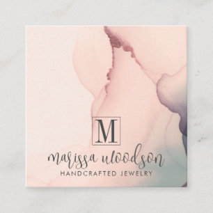 Abstract Pink Jewellery Designer Display Card