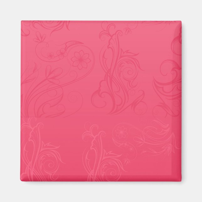 Abstract Pink Magnet (Front)