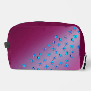 Abstract Pink Moonbeams and Butterflies Dopp Kit