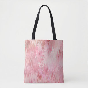 Abstract Pink Mosaic Background Illustration Tote Bag