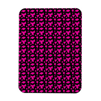 Abstract Pink Pattern Magnet
