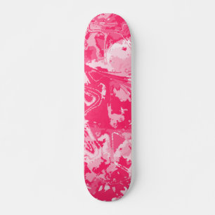 Abstract Pink Pattern skateboard