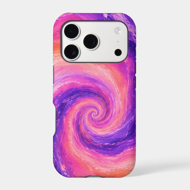 Abstract Pink Purple Vortex (Back)