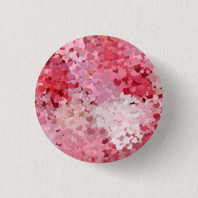 Abstract Pink Red Purple White Modern Colourful 3 Cm Round Badge (Front)