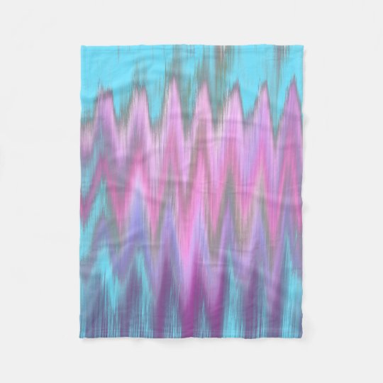 Girly faux rose gold glitter ombre modern chevron fleece blanket