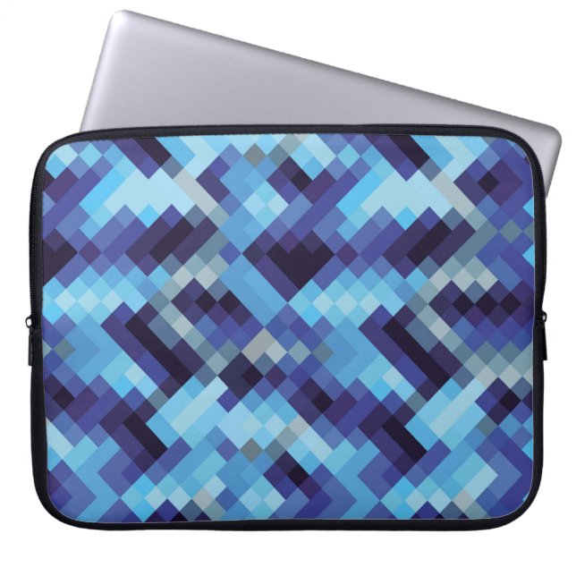  abstract pixel pattern background pixel,abstract, laptop sleeve (Front)