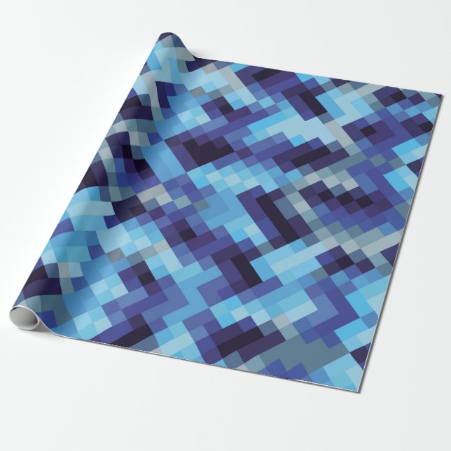  abstract pixel pattern background pixel,abstract, wrapping paper (Unrolled)