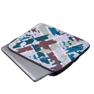 Abstract Plaid Design 1 Laptop Sleeve