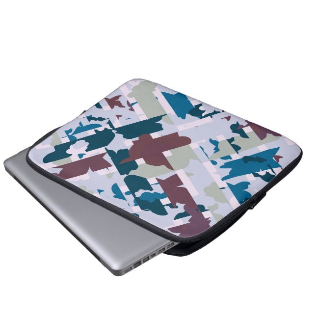Abstract Plaid Design 1 Laptop Sleeve (Front Bottom)