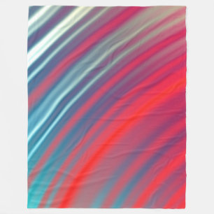 Abstract Planet Rings Fleece Blanket
