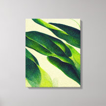Abstract Plants Painting Canvas Painting Wall Art