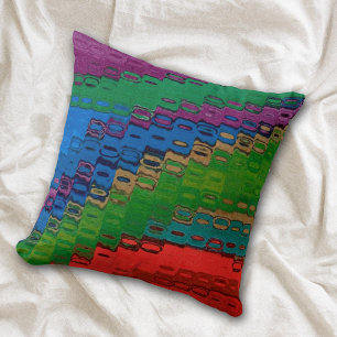 Abstract Playful Colour Pillow