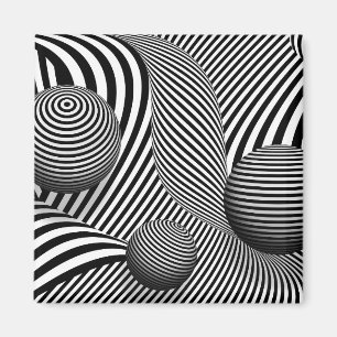 Abstract - Poke out my eyes Magnet