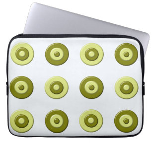 abstract polka dots. laptop sleeve