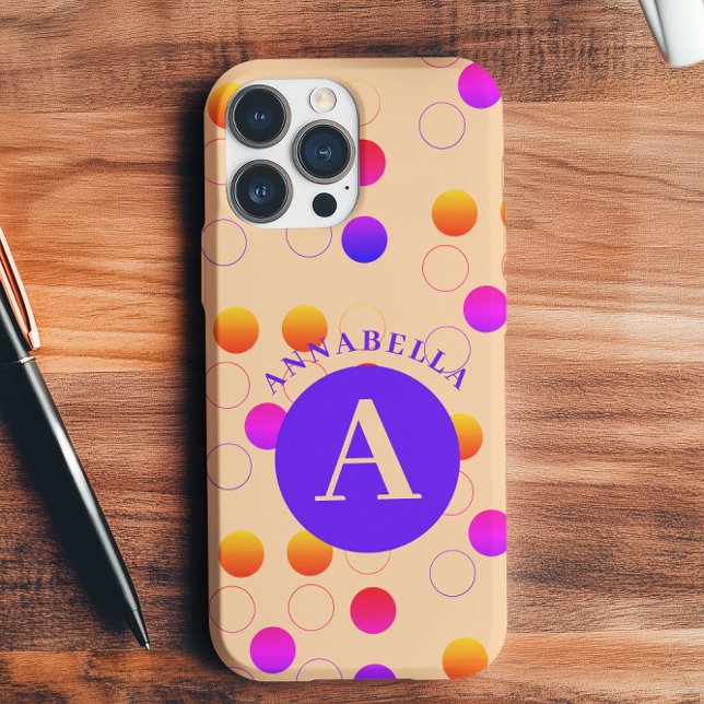 Abstract Polka Dots Pattern Case-Mate iPhone Case (Creator Uploaded)