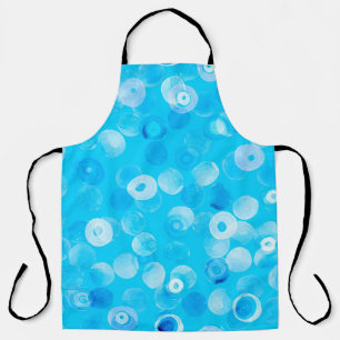 Abstract polka dots seamless pattern apron