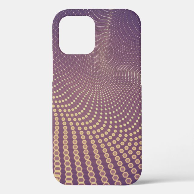 Abstract polygonal space low poly dark background  Case-Mate iPhone case (Back)