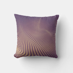Abstract polygonal space low poly dark background  cushion