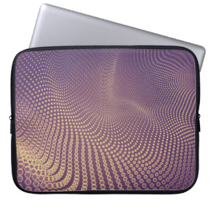 Abstract polygonal space low poly dark background  laptop sleeve