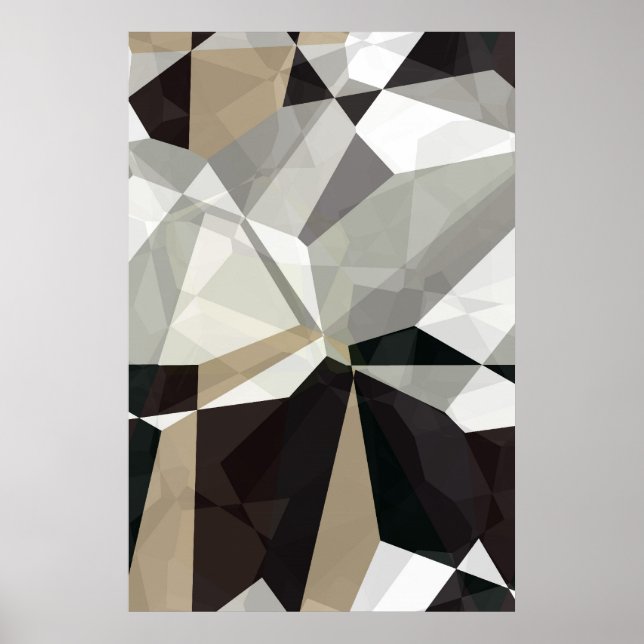 Abstract Polygons 212 Poster (Front)