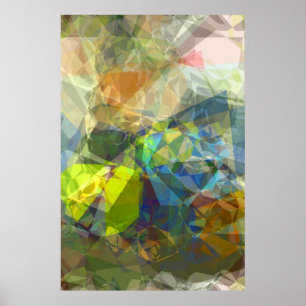 Abstract Polygons 224 Poster