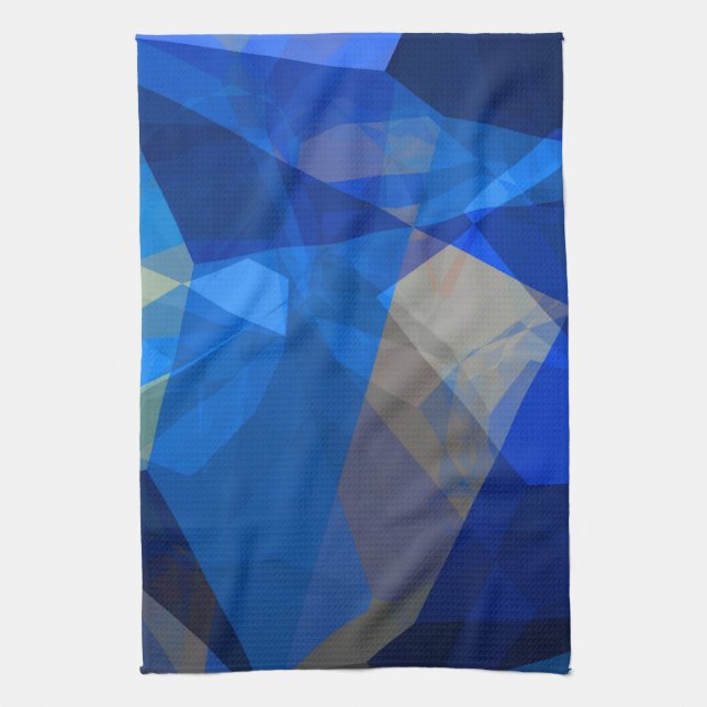 Abstract Polygons 259 Tea Towel (Vertical)