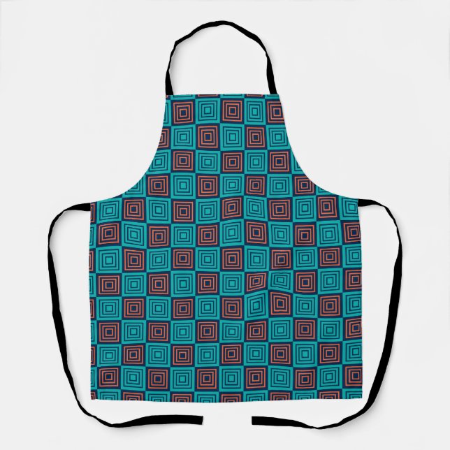 abstract pop pattern apron (Front)