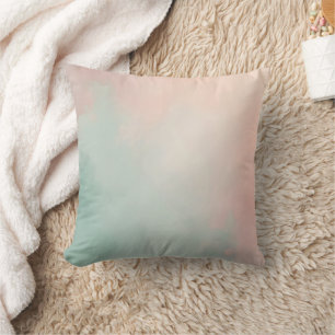 Abstract Popular Blush Pink Mint Collection Cushion