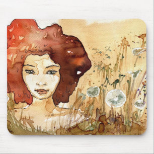 Abstract portrait 3 mouse mat