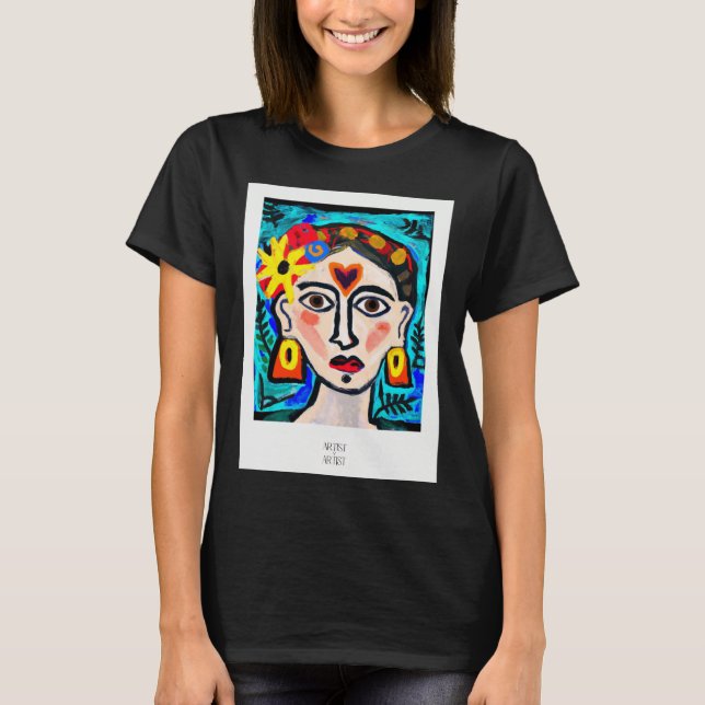 Abstract Portrait Artist T-Shirt (Front)