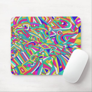 Abstract Portrait Mouse Mat