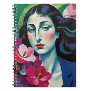 Abstract Portrait   Notebook Journal